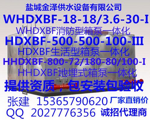 供应地埋箱泵一体化消防恒压给水设备/BDF地埋水箱